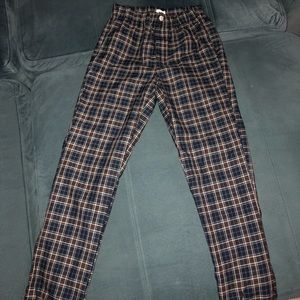 Plaid brandy Melville pants